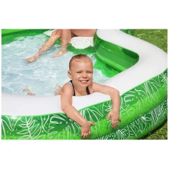 Familiebad Rechthoek Tropical Paradise met Zitje, 231cm><noscript><img width=