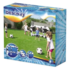 Playcenter Opblaas Voetbaldoel met 2 Ballen>Bestway New
