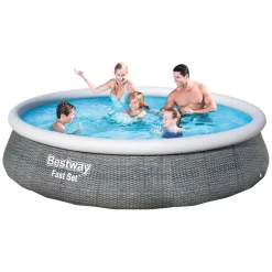 Bestway Zwembad Fast Set Set Rond Rotan, 396cm Sale