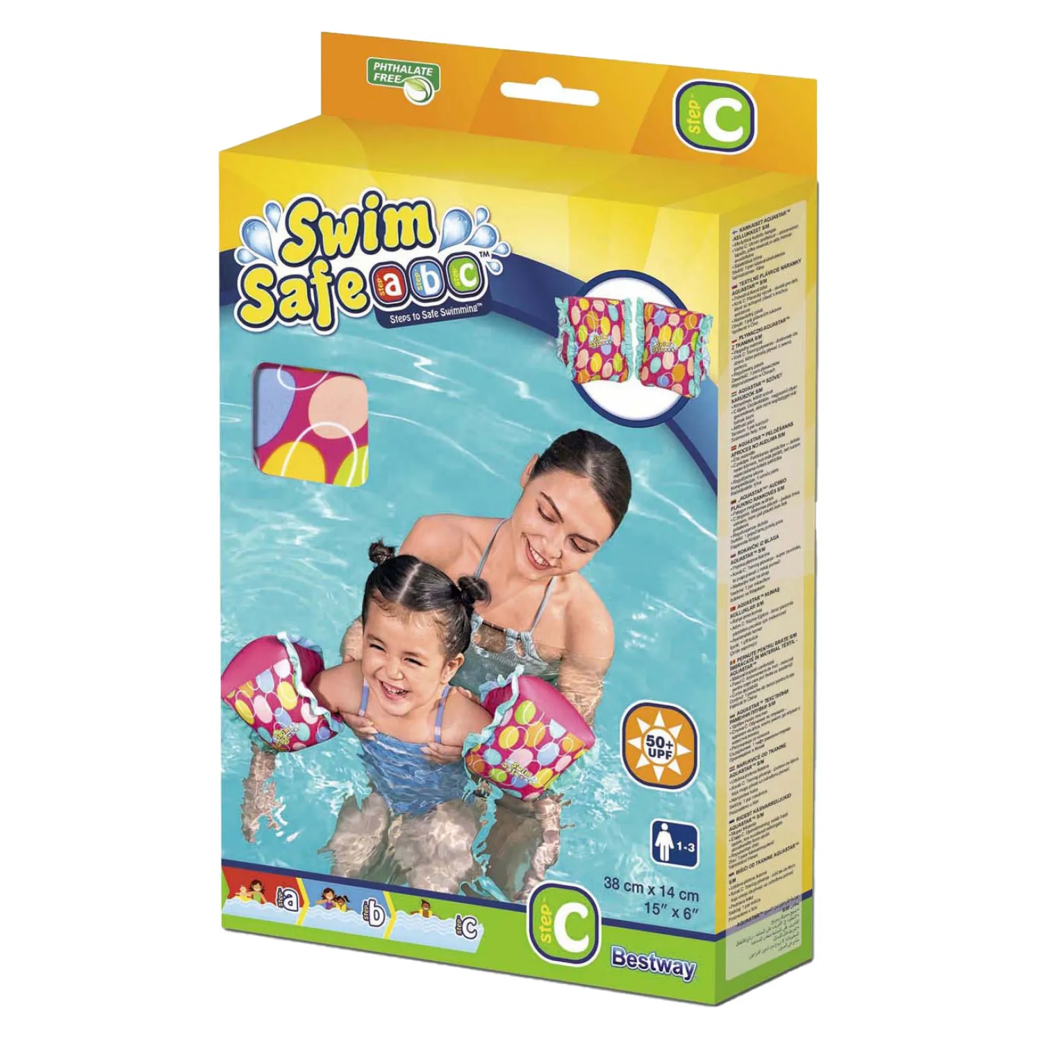 Zwembandjes Aquastar Roze, 1-3 jaar-Bestway Discount