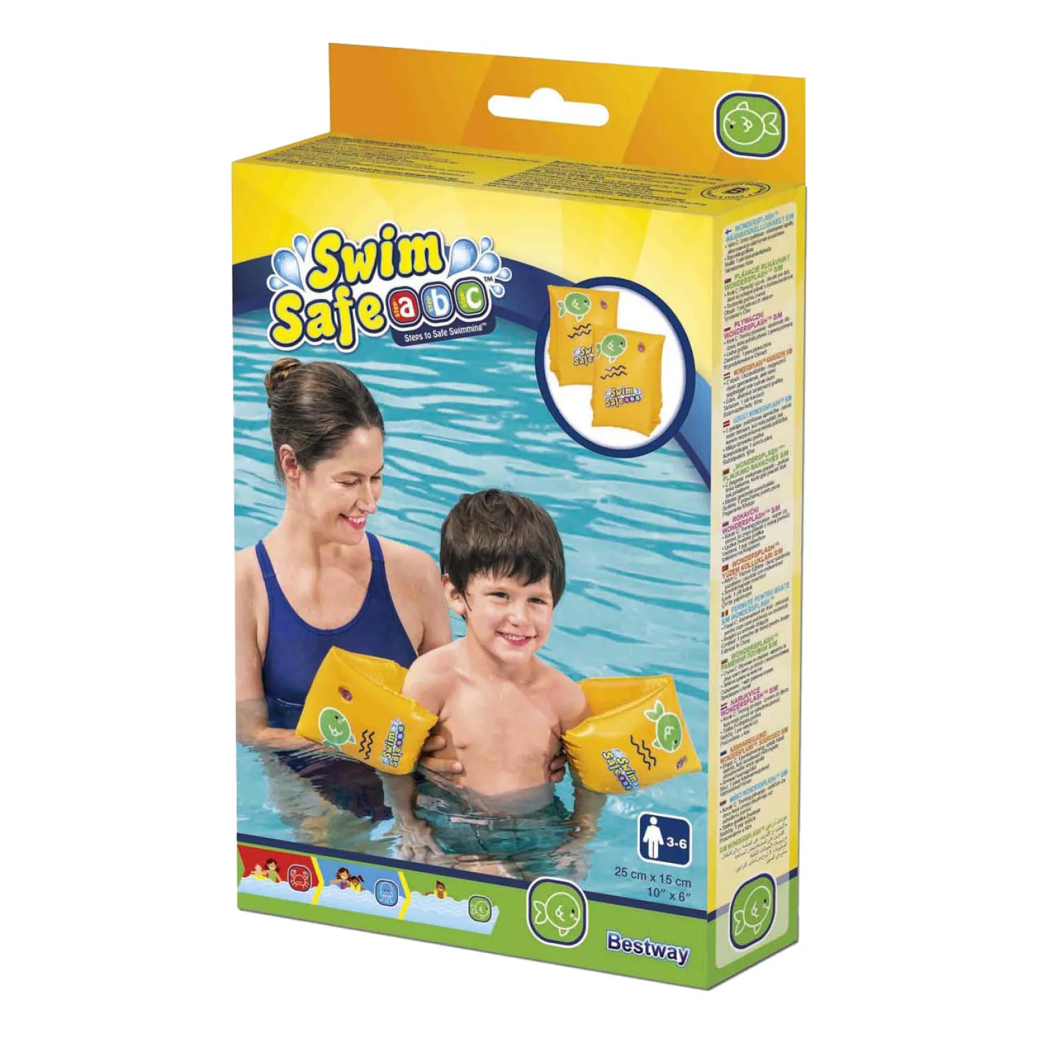 Bestway Zwembandjes Wondersplash S/M, 3-6 jaar Hot