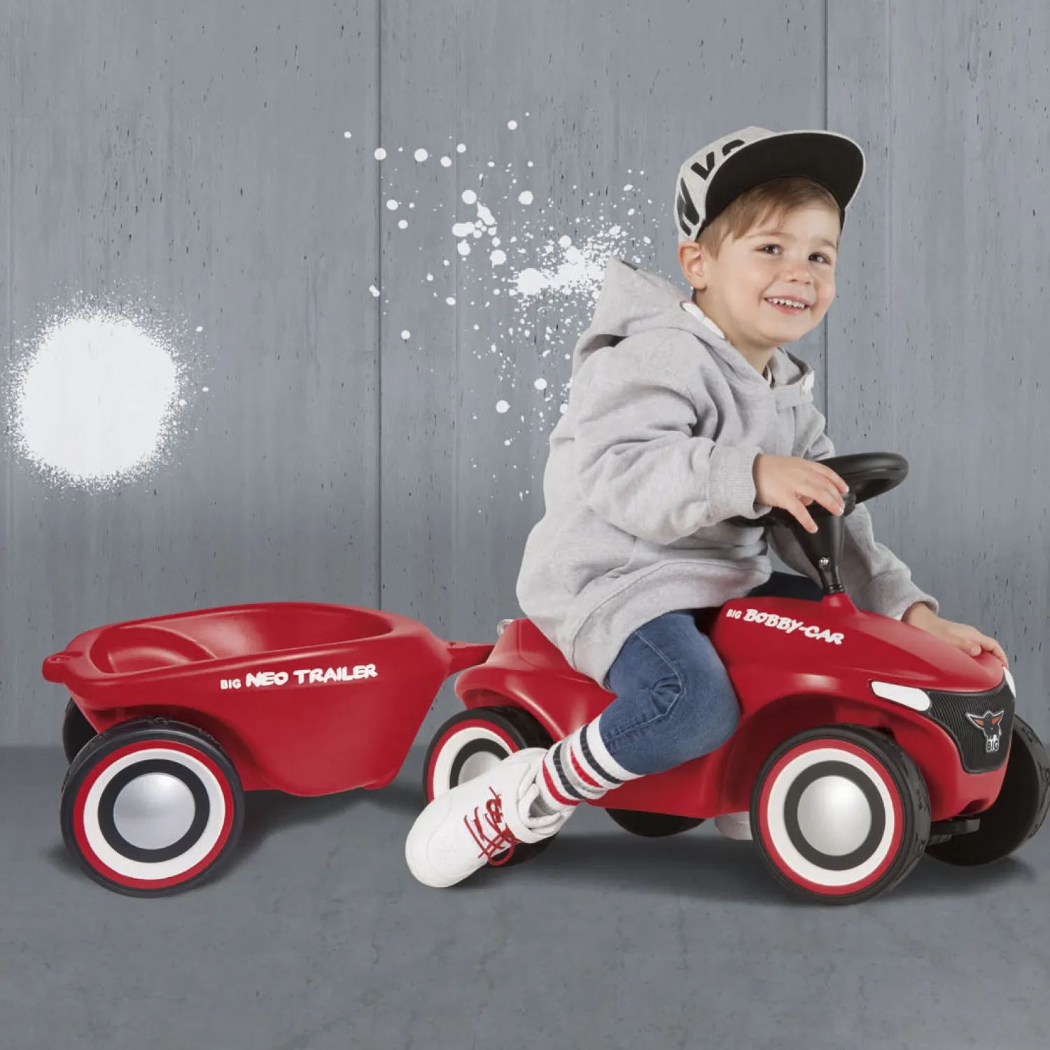 Big Bobby Car Neo Trailer - Rood Online