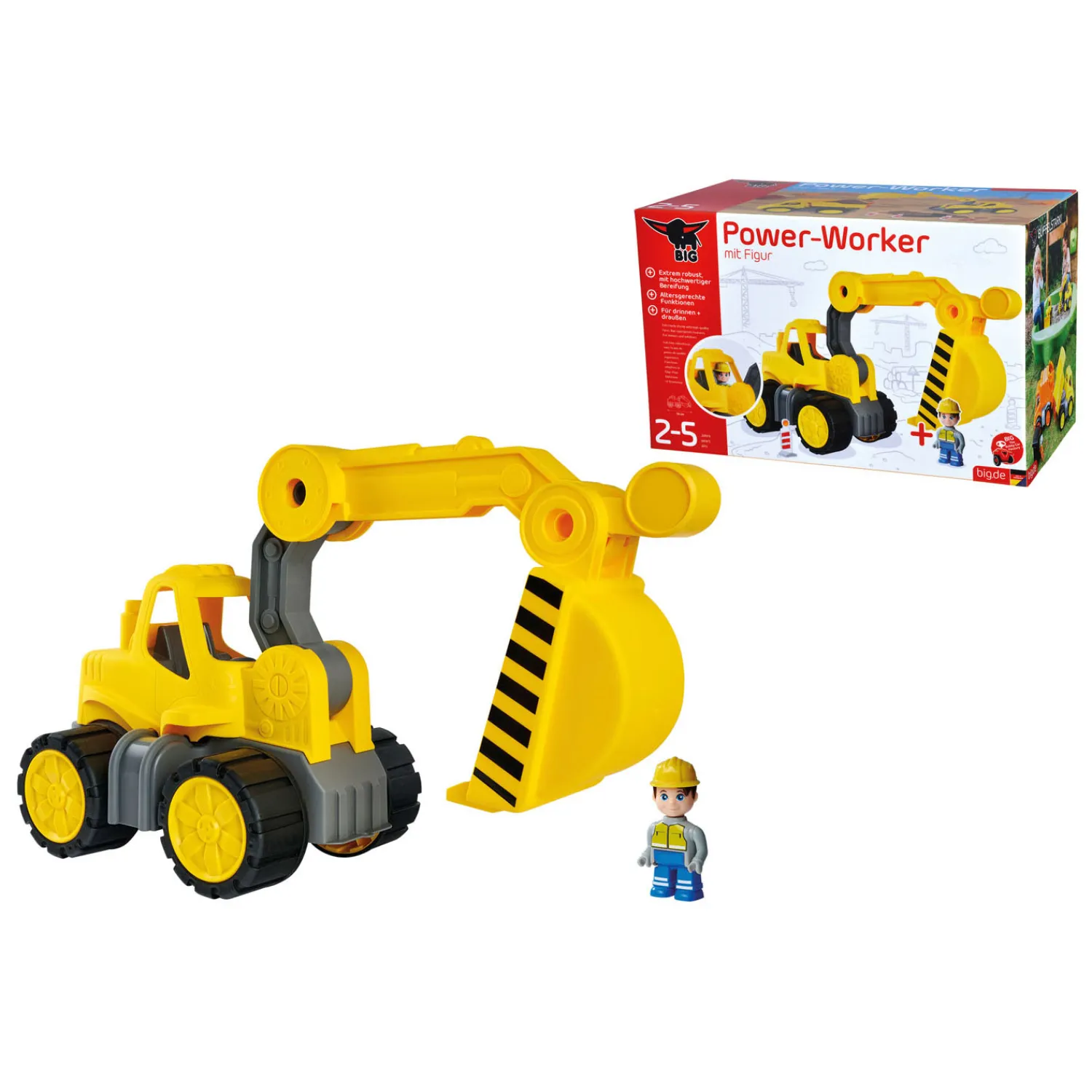 Big Power Worker Midi Graafmachine met Figuur New