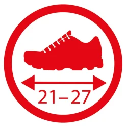 Schoenbeschermers Rood, Maat 21-27-Big Discount