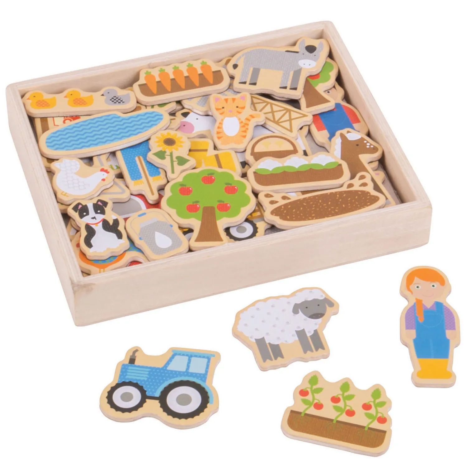 Boerderij Magneten, 35dlg.-Bigjigs