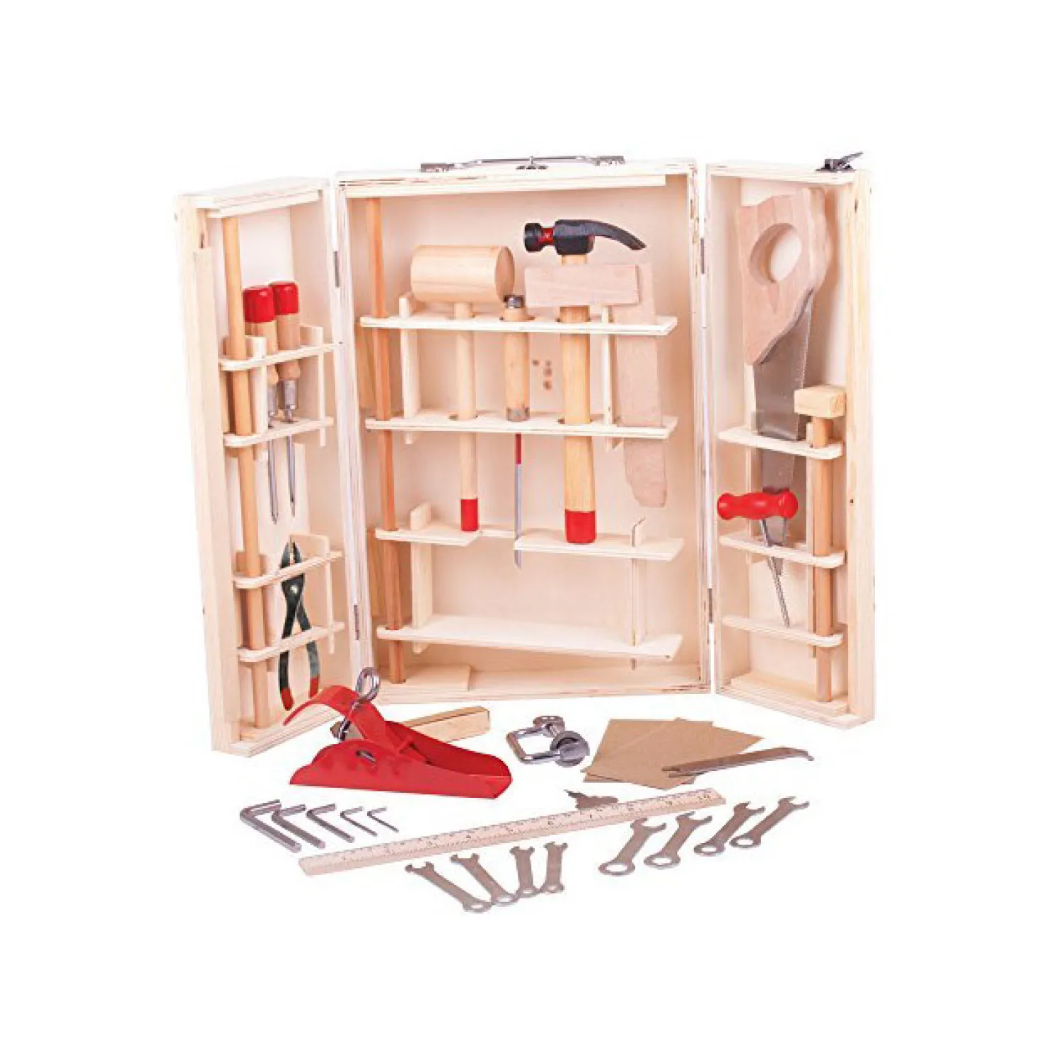 Gereedschapskist, 28dlg.-Bigjigs Hot