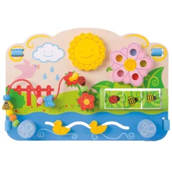 Houten Activiteitenbord Bloem-Bigjigs Clearance