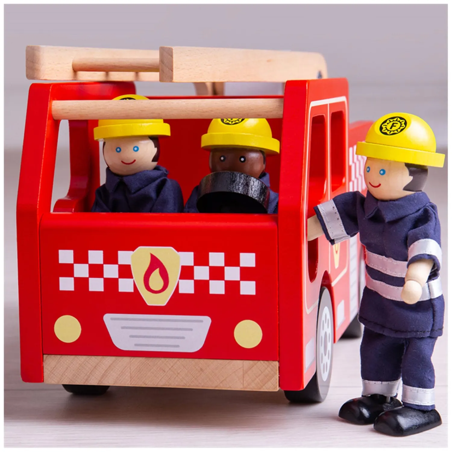 Houten Brandweerwagen>Bigjigs Online