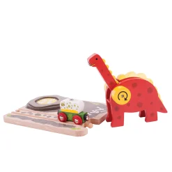 Houten Dino Kraan>Bigjigs