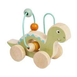 Houten Duwfiguur Diplodocus met Kralenframe-Bigjigs Sale