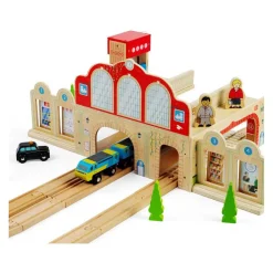 Bigjigs Houten Grand Central Station Speelset Discount