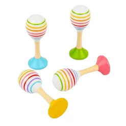 Bigjigs Houten Junior Maraca, 2st.