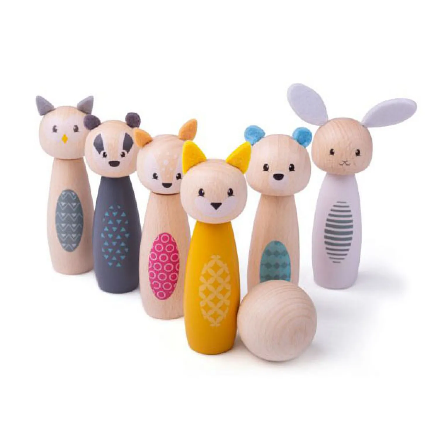 Houten Kegelspel, Bosdieren-Bigjigs Online