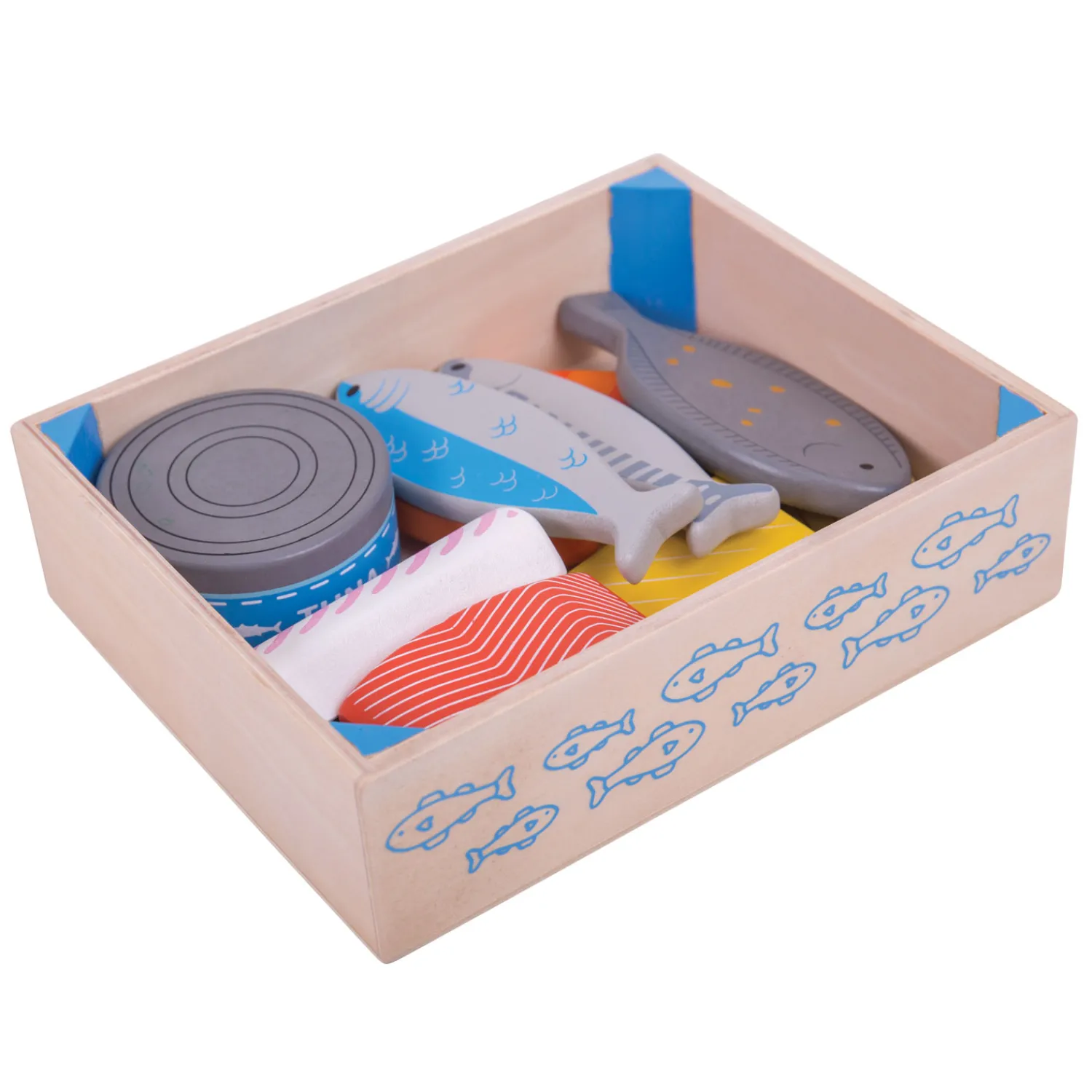 Bigjigs Houten Kistje met Vis