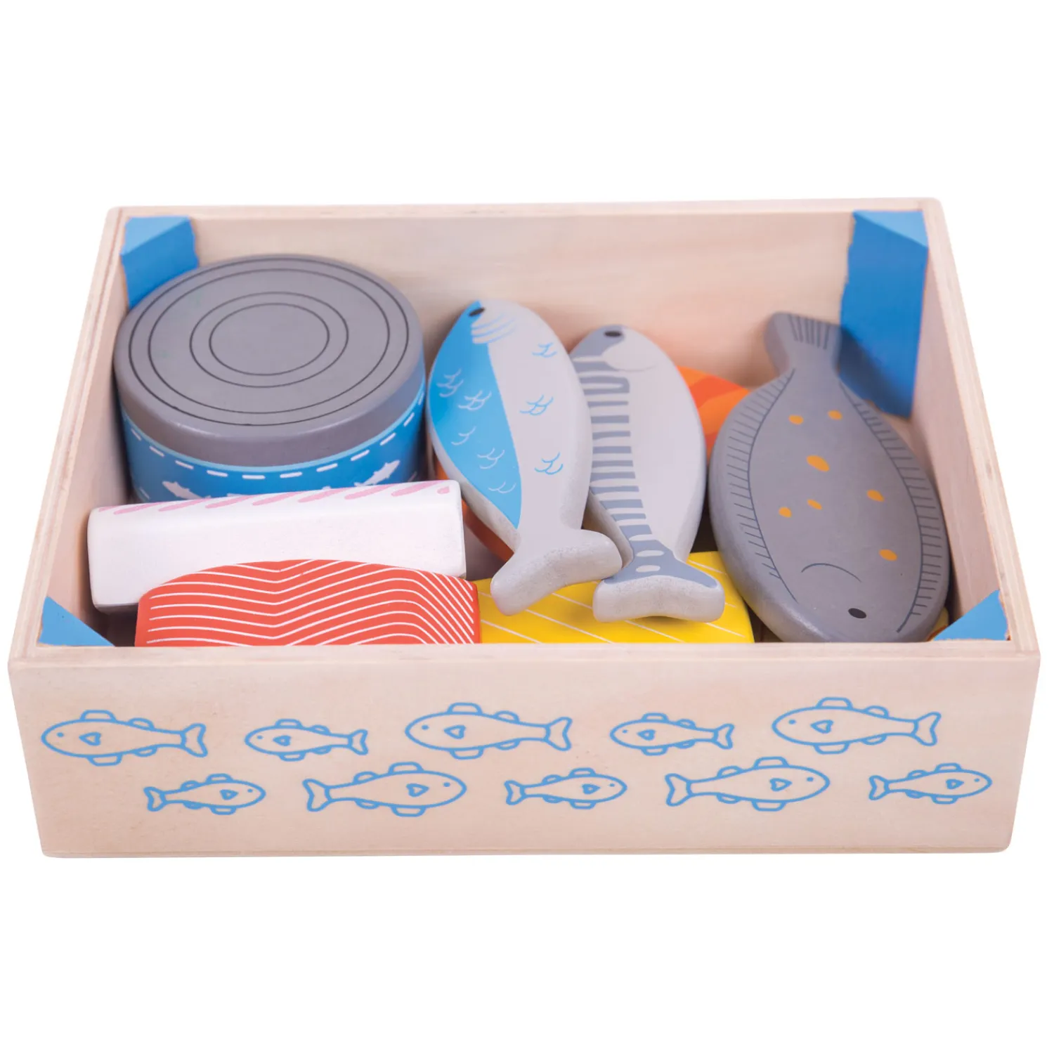 Bigjigs Houten Kistje met Vis