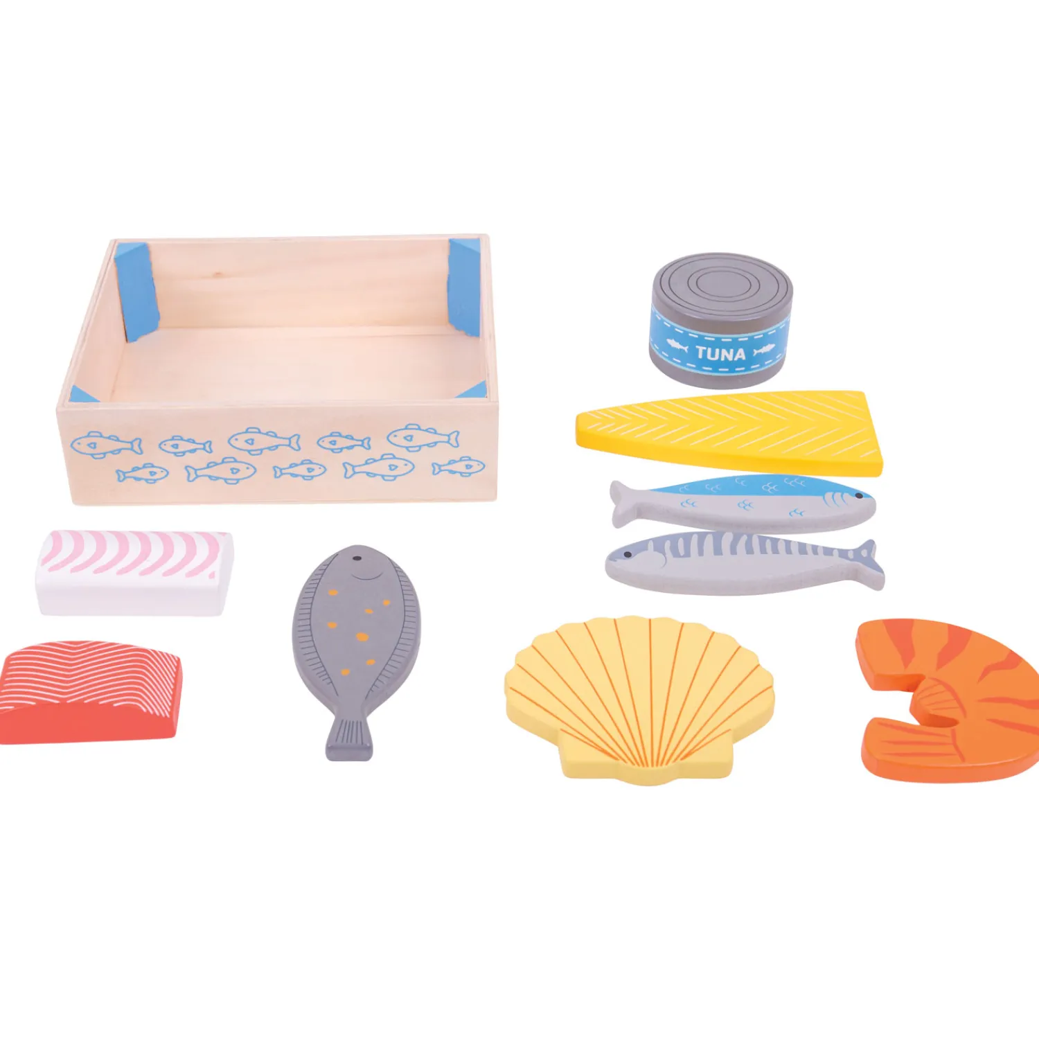 Bigjigs Houten Kistje met Vis