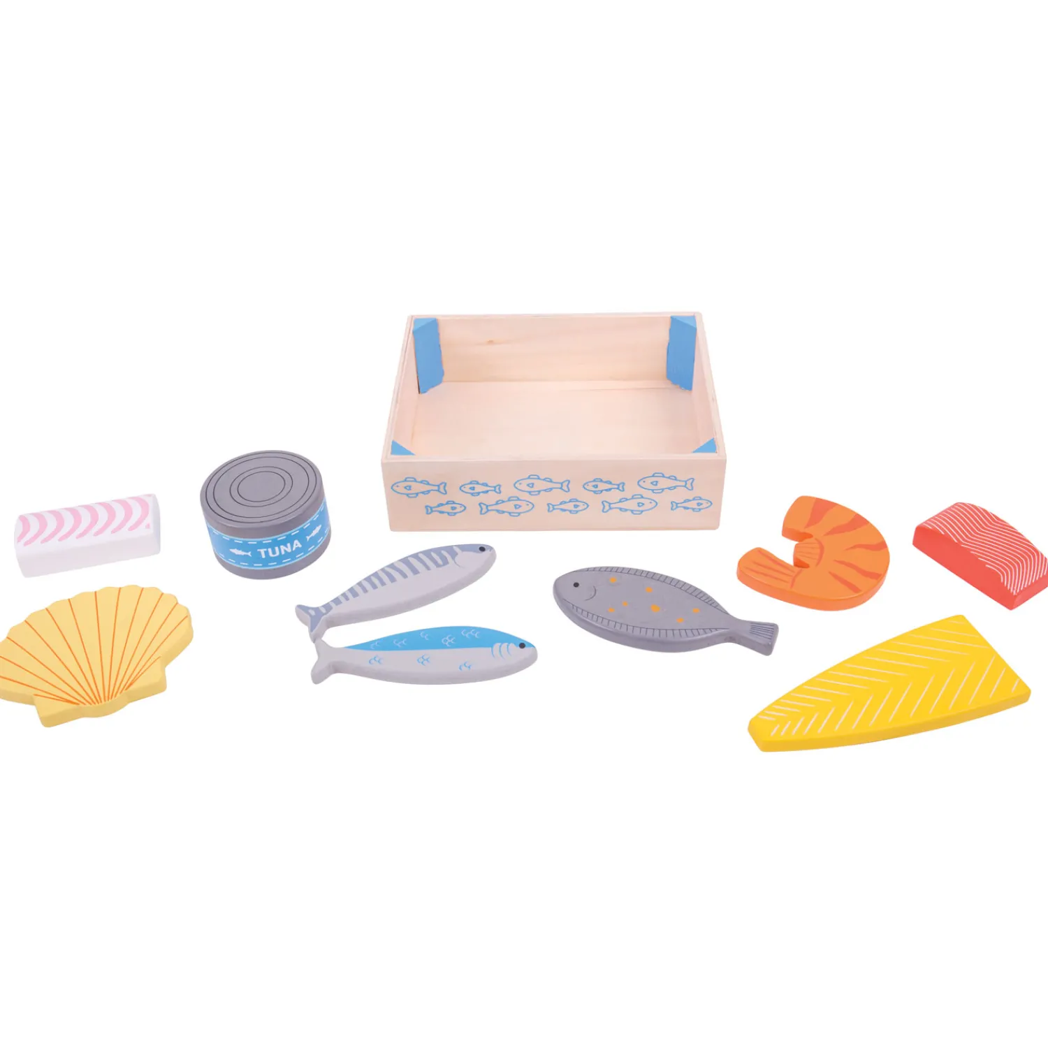 Bigjigs Houten Kistje met Vis