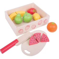 Houten Kistje met Snijfruit>Bigjigs Discount