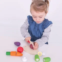 Houten Kistje met Snijgroenten>Bigjigs Sale