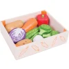 Houten Kistje met Groenten, 12 dlg.>Bigjigs New