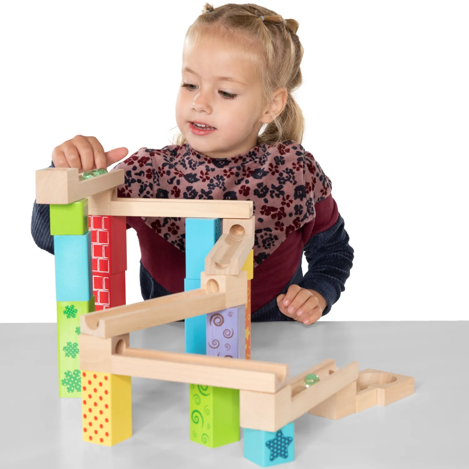 Houten Knikkerbaan, 53dlg.-Bigjigs New