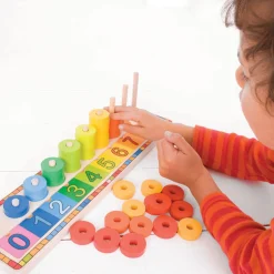 Houten Leerspel Tellen, 55dlg.><noscript><img width=