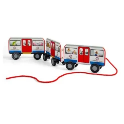 Houten Londen Trekbus><noscript><img width=