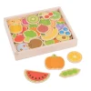 Houten Magneten Fruit en Groenten, 35st.-Bigjigs Hot