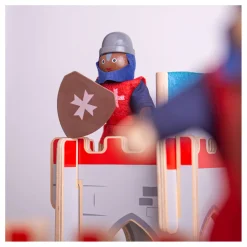 Bigjigs Houten Middeleeuwse Ridders, 4st. Outlet