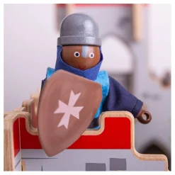 Bigjigs Houten Middeleeuwse Ridders, 4st. Outlet