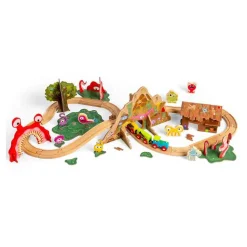 Bigjigs Houten Monster Treinset, 50dlg. Sale