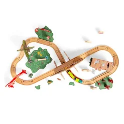 Bigjigs Houten Monster Treinset, 50dlg. Sale