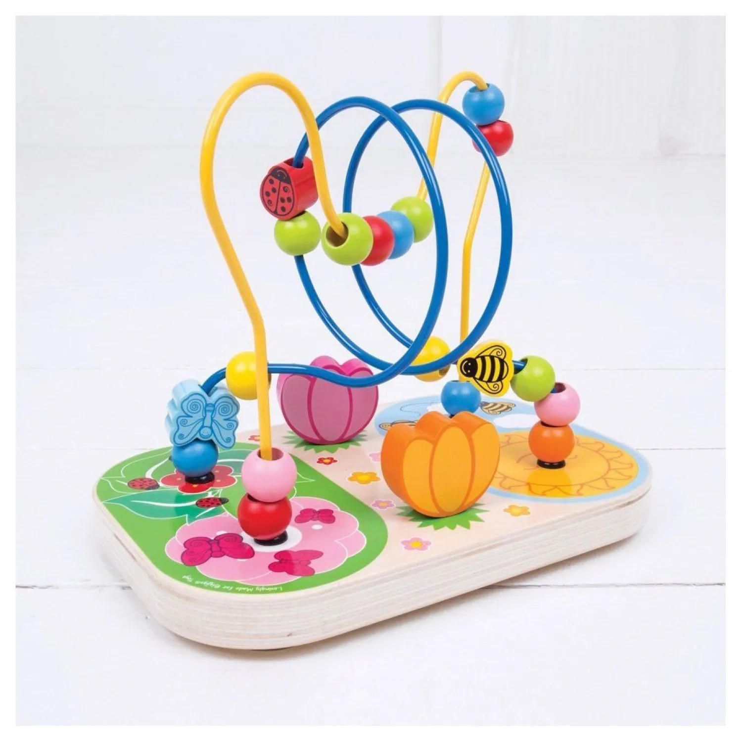 Houten Motoriekspiraal Flower>Bigjigs Outlet