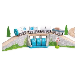 Bigjigs Houten Rails - Brug met Waterval Discount