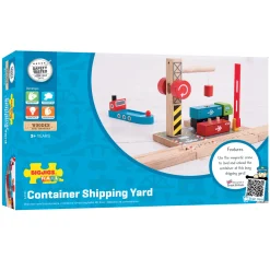 Houten Rails - Container Scheepswerf-Bigjigs Online
