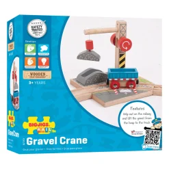 Bigjigs Houten Rails - Gravel Kraan Outlet