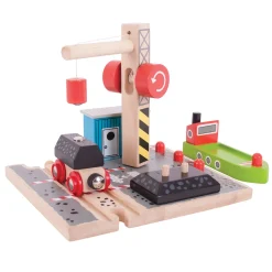 Houten Rails - Laadstation Steenkool>Bigjigs Outlet
