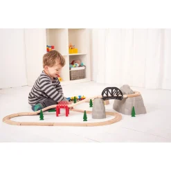 Bigjigs Houten Rails - Rocky Mountain Uitbreidingsset, 12dlg. Best