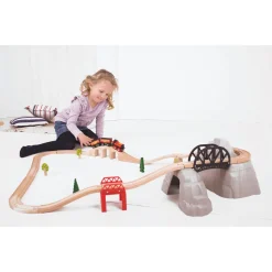 Bigjigs Houten Rails - Rocky Mountain Uitbreidingsset, 12dlg. Best