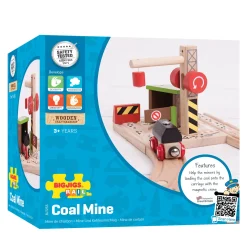 Bigjigs Houten Rails - Steenkool Mijn Outlet