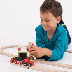 Bigjigs Houten Rails - Steenkool Mijn Outlet