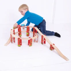 Houten Rails - Viaduct Uitbreidingsset, 27dlg.><noscript><img width=