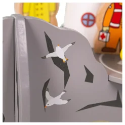 Bigjigs Houten Rails Vuurtoren 4-Wegs Tunnel Outlet