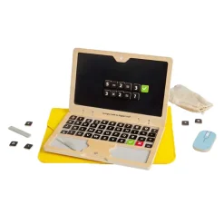 Houten Speelgoed Laptop Set, 95dlg.>Bigjigs Clearance