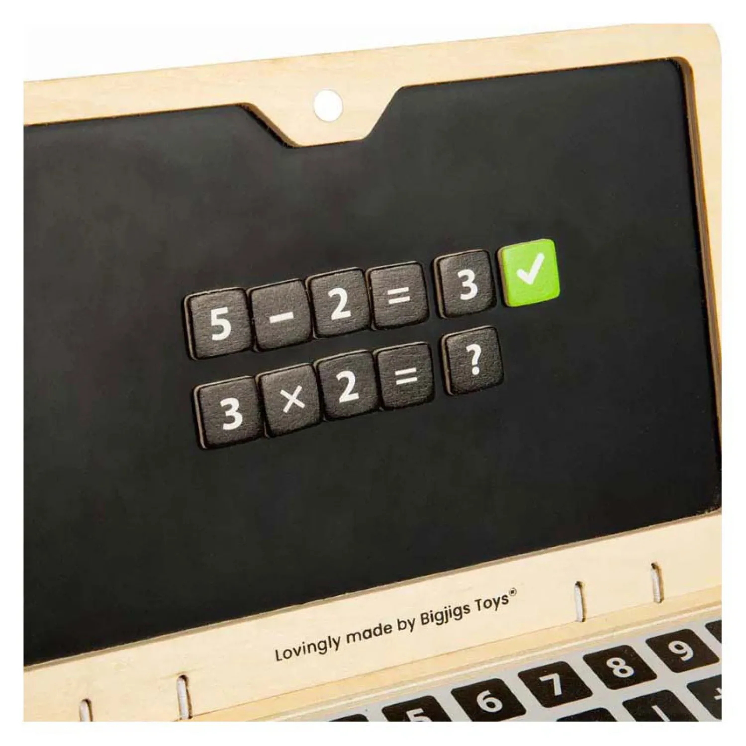 Houten Speelgoed Laptop Set, 95dlg.>Bigjigs Clearance