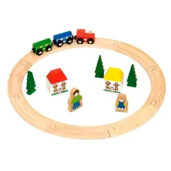 Bigjigs Houten Treinset Junior, 20dlg. Discount