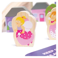 Houten Treinset Stad - Roze><noscript><img width=