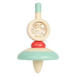 Bigjigs Houten Trekkoord Tol Hot