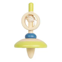 Bigjigs Houten Trekkoord Tol Hot