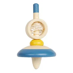 Bigjigs Houten Trekkoord Tol Hot